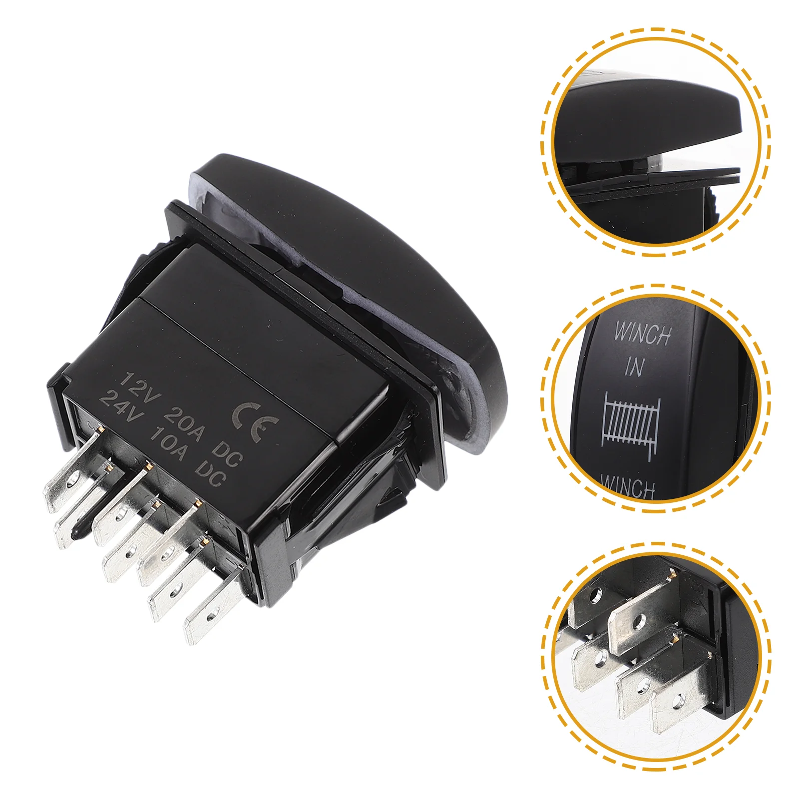 

Lights Rocker Switch 12v Car Boat Switches Refit LED Bar Truck Abs Marine