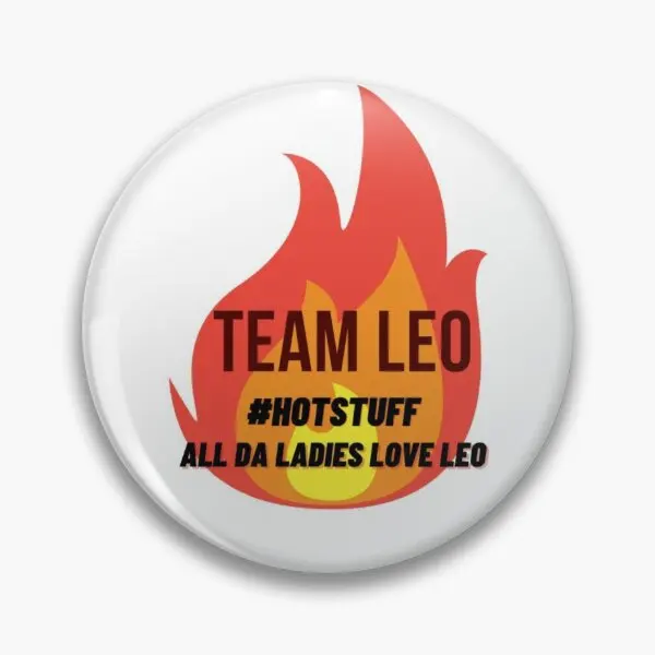 Team Leo Hotstuff мягкая пуговица булавка на лацкан брошь женский значок для влюбленных