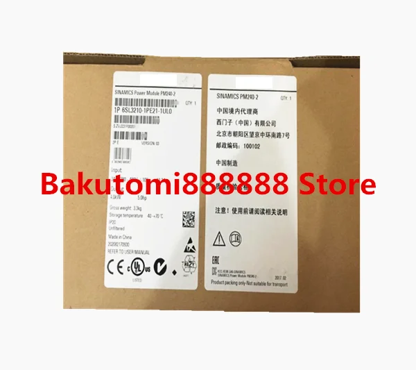 

6SL3210-1PE21-1UL0 G120 Industrial Inverter PM240-2 4KW