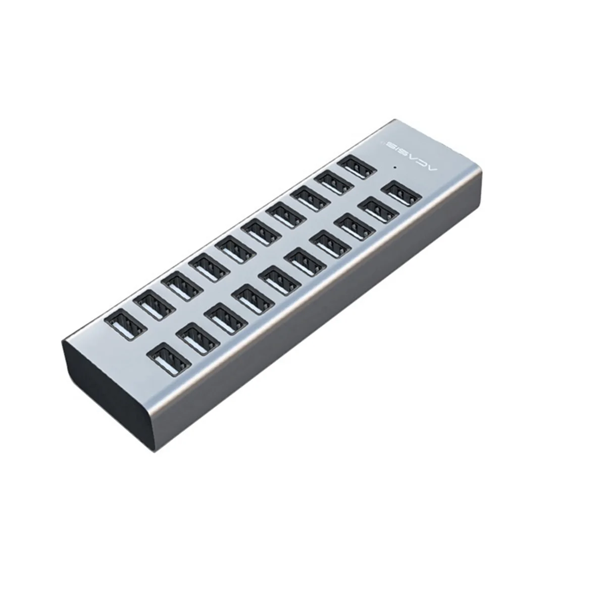 ACASIS USB2.0 HUB 20 портов USB-разветвитель со встроенным независимым адаптером питания 90