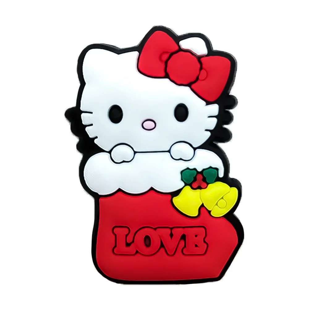 20 шт./компл. рождественская серия HelloKittys Kuromi для обуви с героями мультфильмов