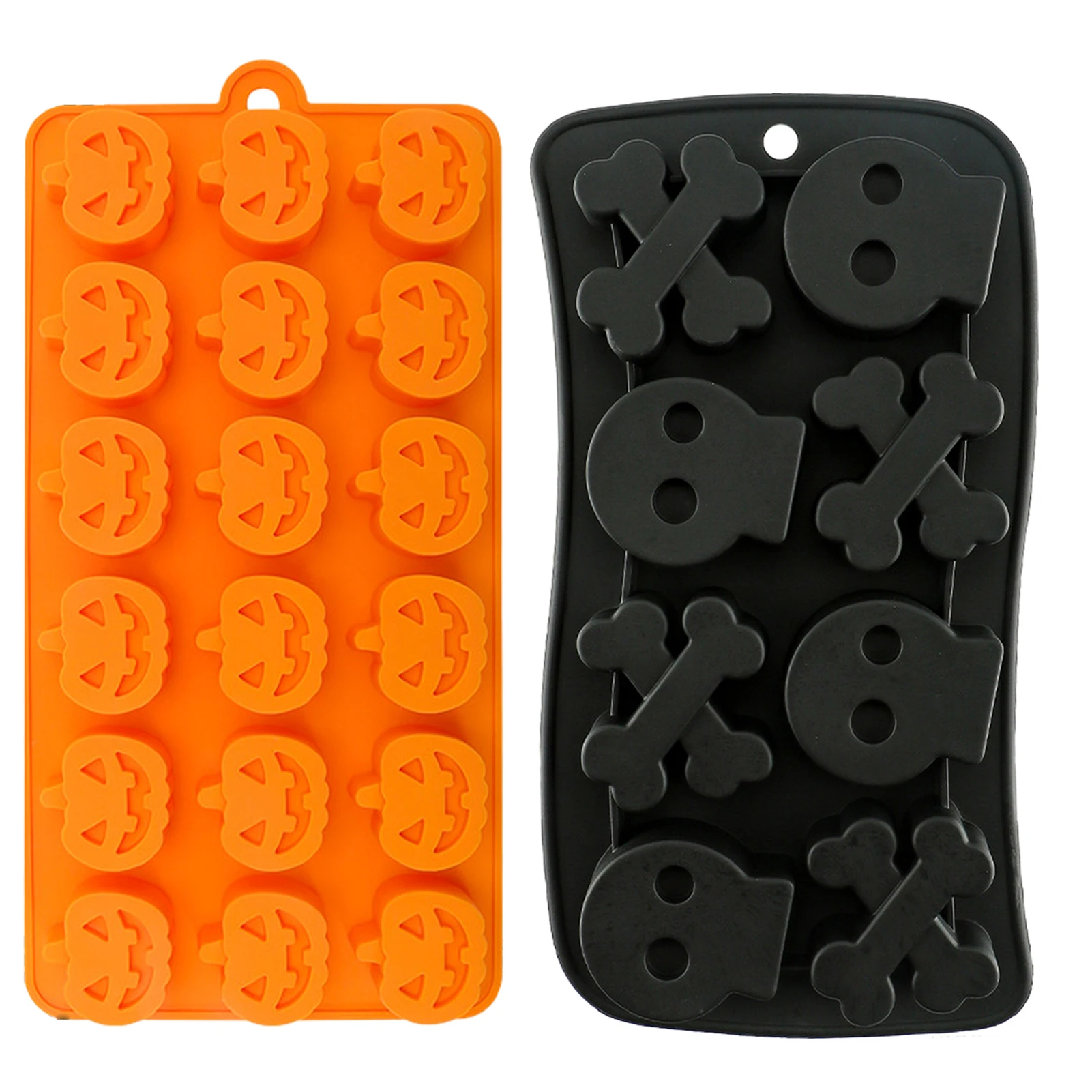

2 шт., силиконовые антипригарные формы для украшения Хэллоуина