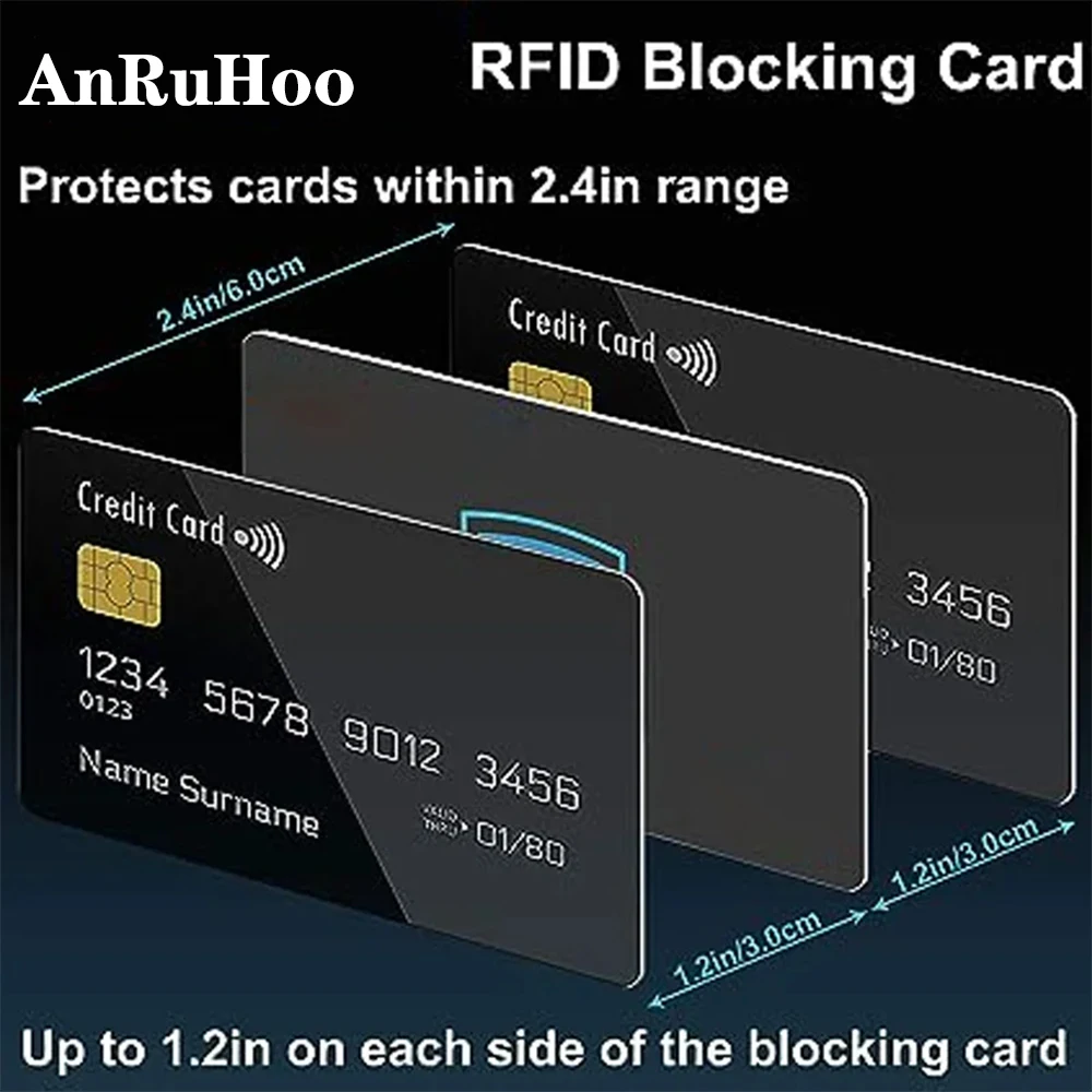 

Anruhoo RFID блокирующие карты 2/4 шт.
