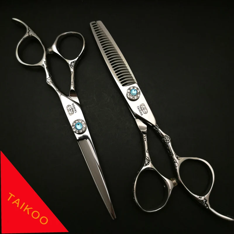 Taikoo Scissors 5.5 6.0 Professional Hairdressing Tools Thinning Barber  Cutter Scissor Set  Japan Steel Hair Cutting Scissors