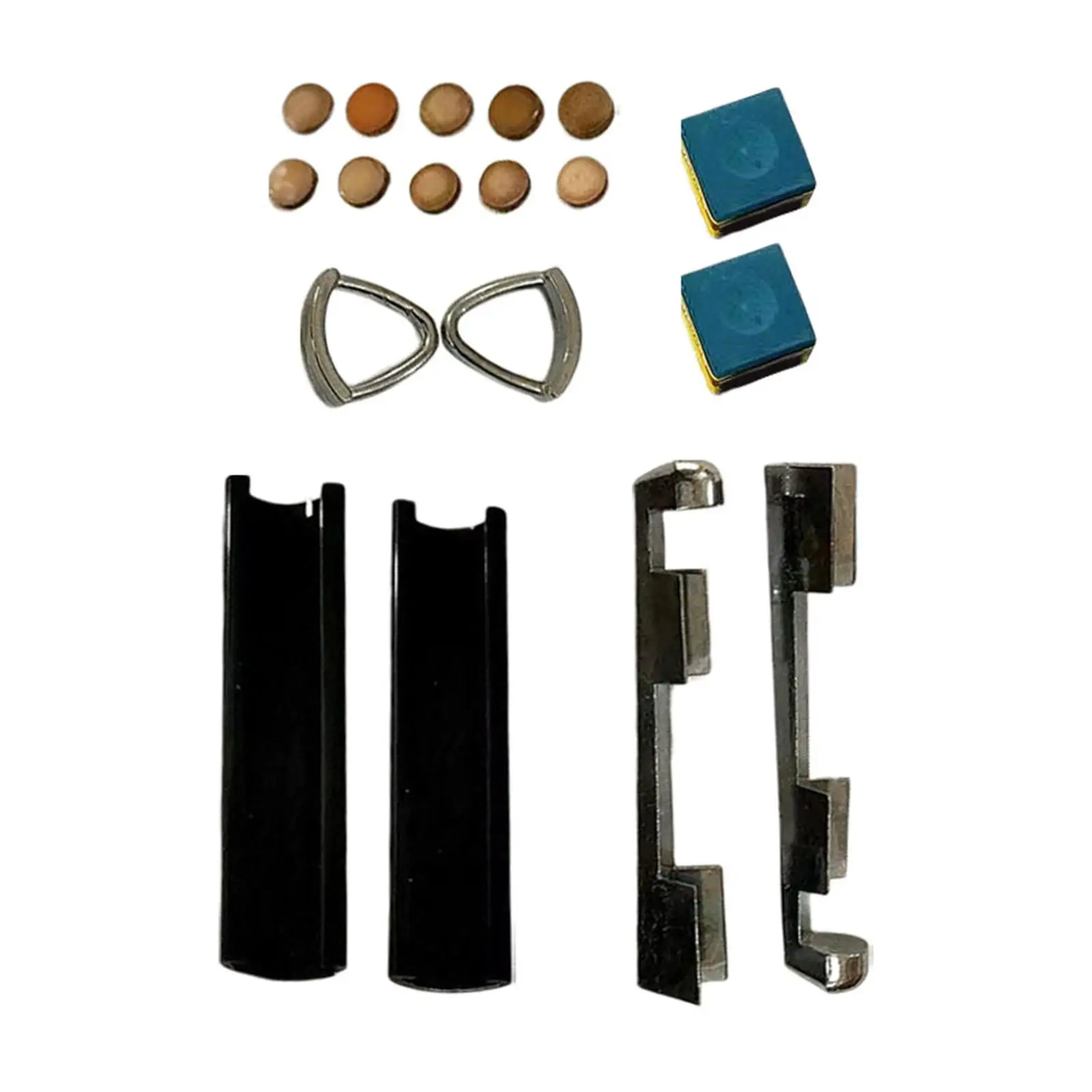 Tip Repair Kit Chalk Cubes Billiard Cue Tips Replacement Enthusiasts Billiards