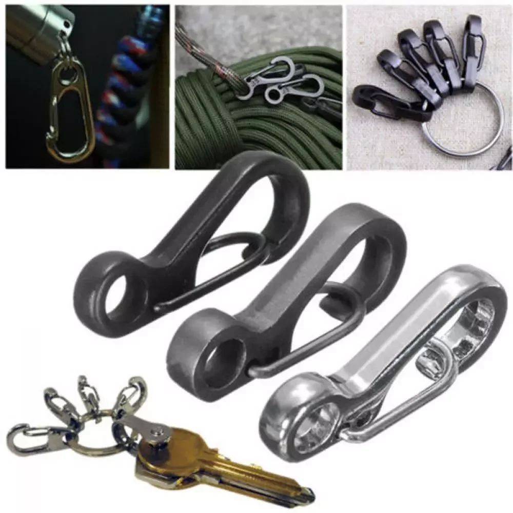 

Mini EDC Hanging Buckle Carabiner Spring Snap Clip Karabiner Hook Alloy Keychain Outdoor Camping Mounting Carabiner