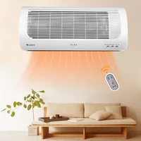 Cooling and Heating Home Heaters Wall Mounted Heater Household Bathroom Remote Control Electric Heating Hot Air Fan