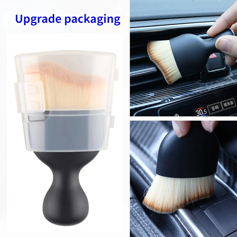 

Car Interior Cleaning Tool Air Conditioner Cleaning Artifact Brush Car Brush Crevice Dust Removal Detailing