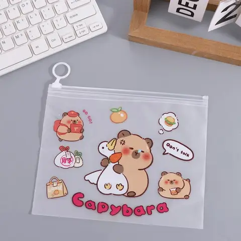 Прозрачная водонепроницаемая сумка для файлов Capybara, цвет в ассортименте