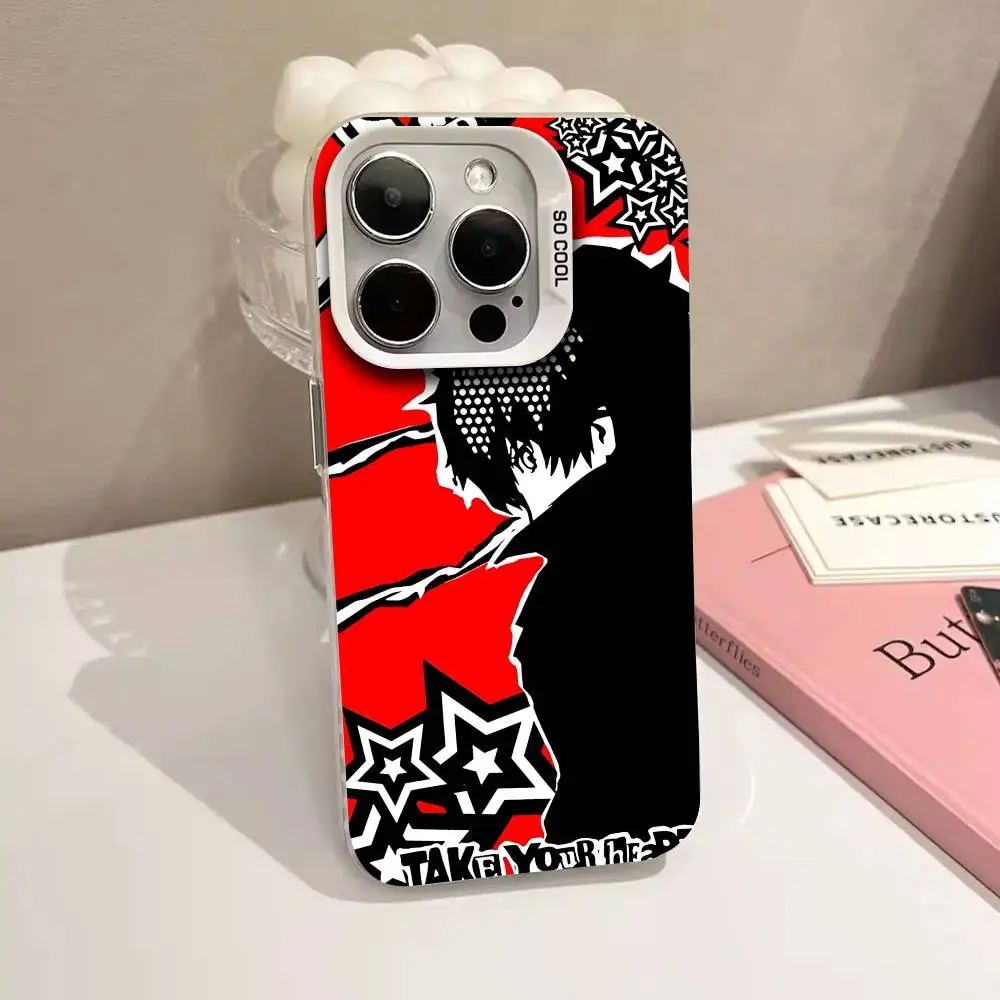 Чехол-бампер Game P-Persona 5 матовый для iPhone 17 16 11 12 13 14 15 Pro ProMax Plus Mini (art.: 3920dc2da65d9) - 3920dc2da65d9