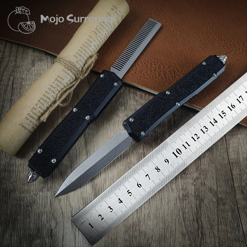 Карманный нож Micro MAKORA 3 карманный III Tanto Drop Point Blade боевой технический EDC охотничьи