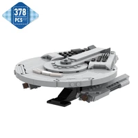 moc treks hoover class cruisers building blocks set space wars series spaceship aircraft bricks model diy kid toys child gift