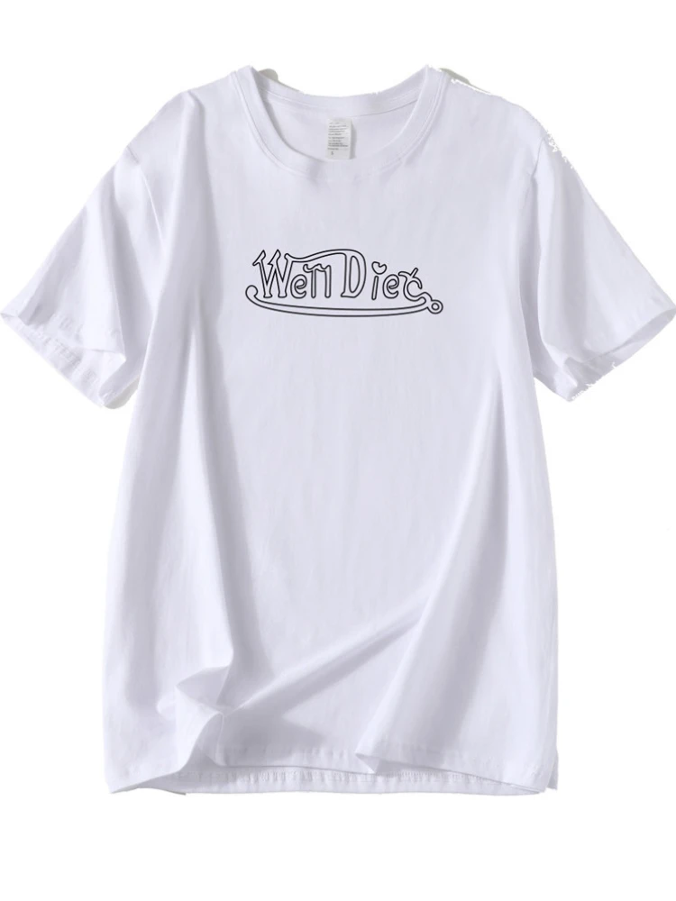 

Oversize T-shirts Woman Print Letter Loose O Neck Short Sleeve T Shirts Fashion Soft Harajuku Graphic T Shirts Vintage Clothes