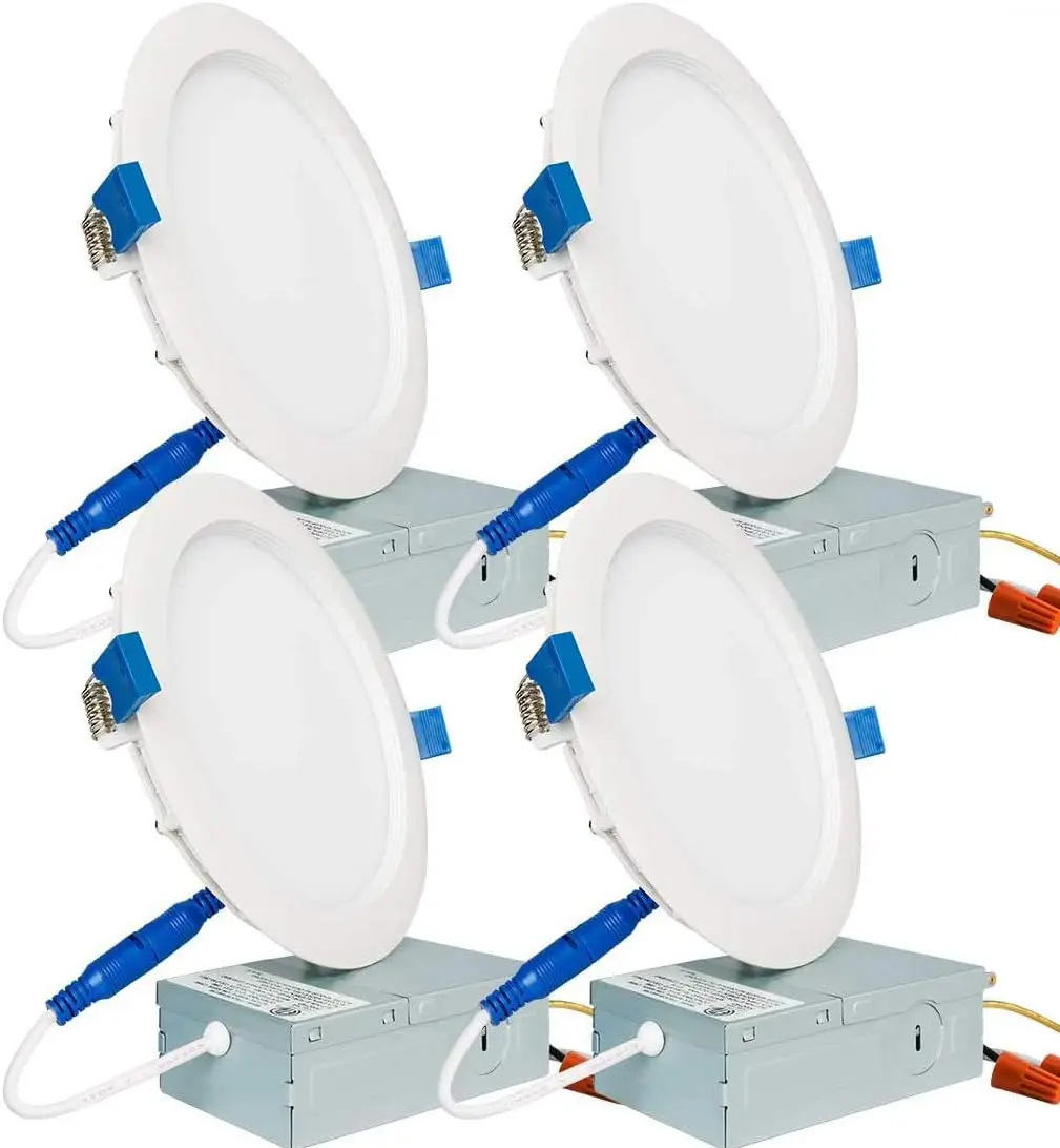 

Встраиваемый потолочный светильник Eqv, 4 шт., 13 Вт, 6 дюймов, 3000K, 110 лм, Вт