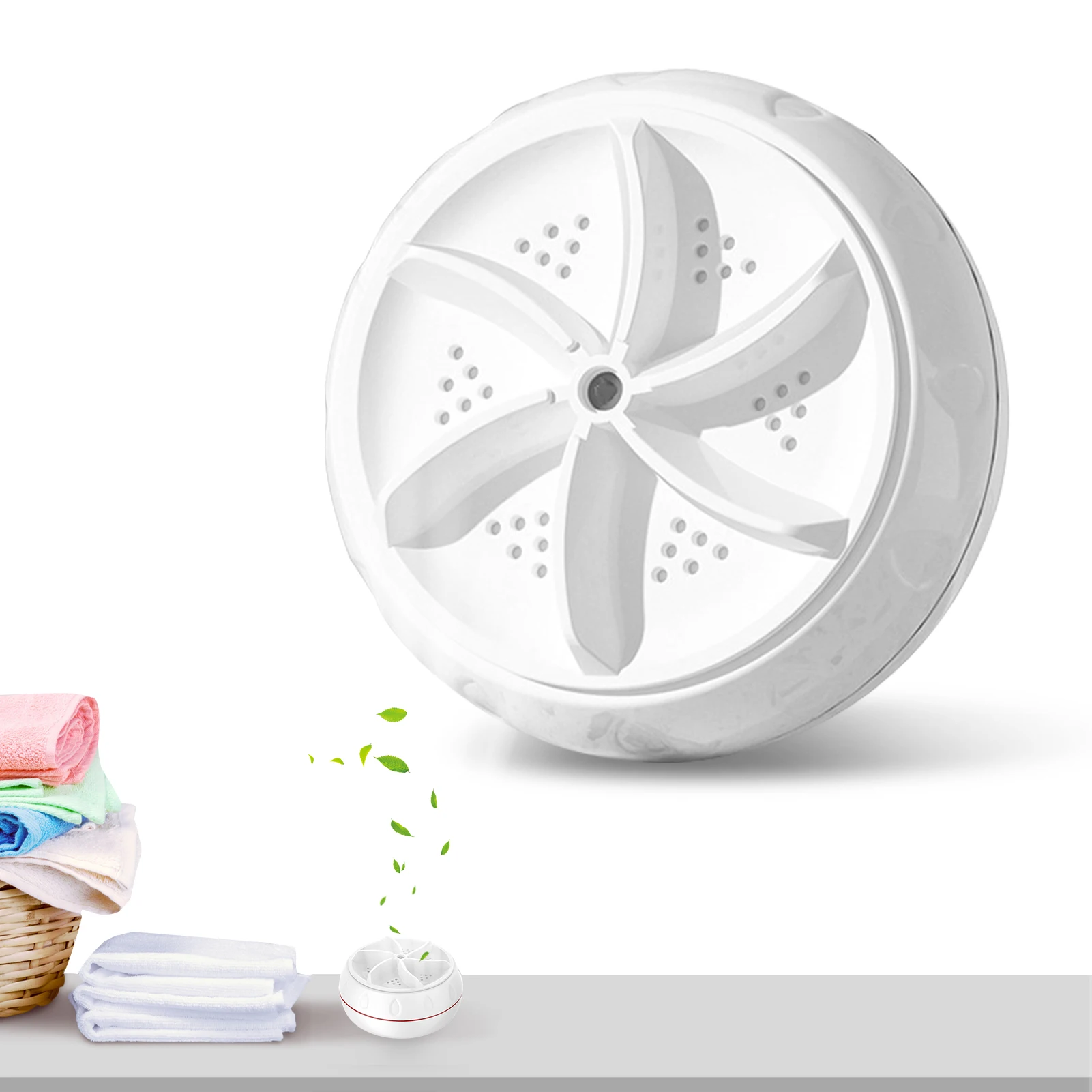 

Portable Washing Machine Laundry Washer Cleaning Tool Portable Lightweight Cleaning Tool On-time Shutdown Protection USB Powered