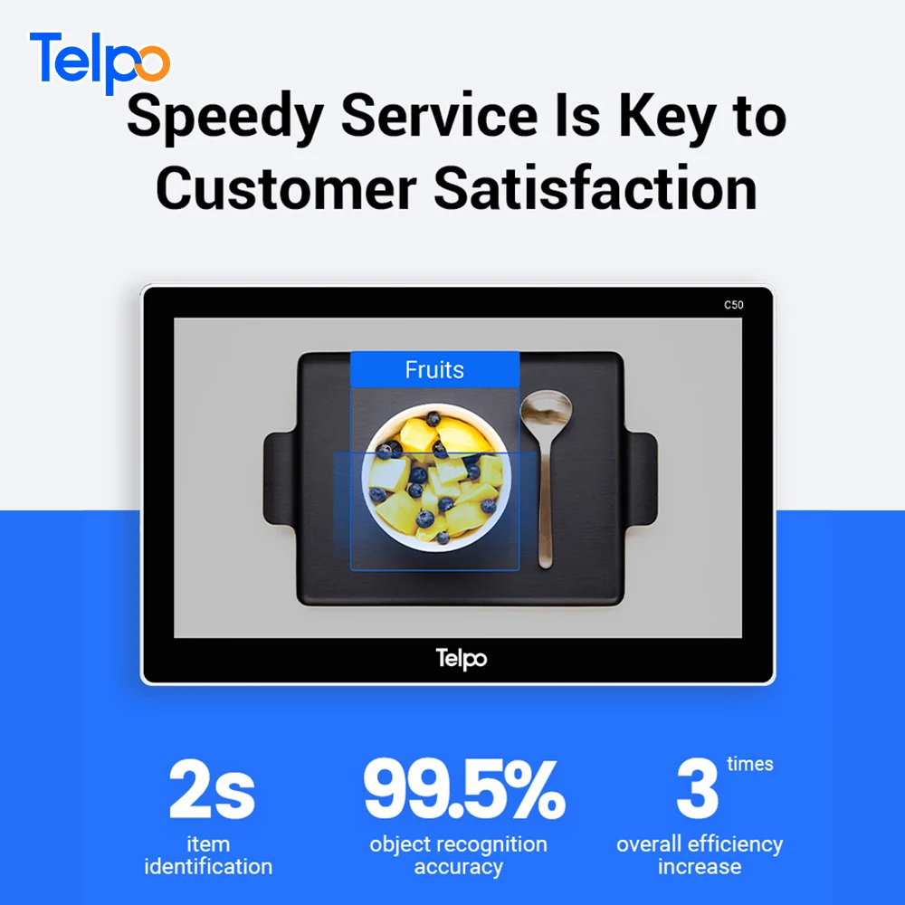Устройство для обнаружения пищевых продуктов Telpo с ИИ-питанием