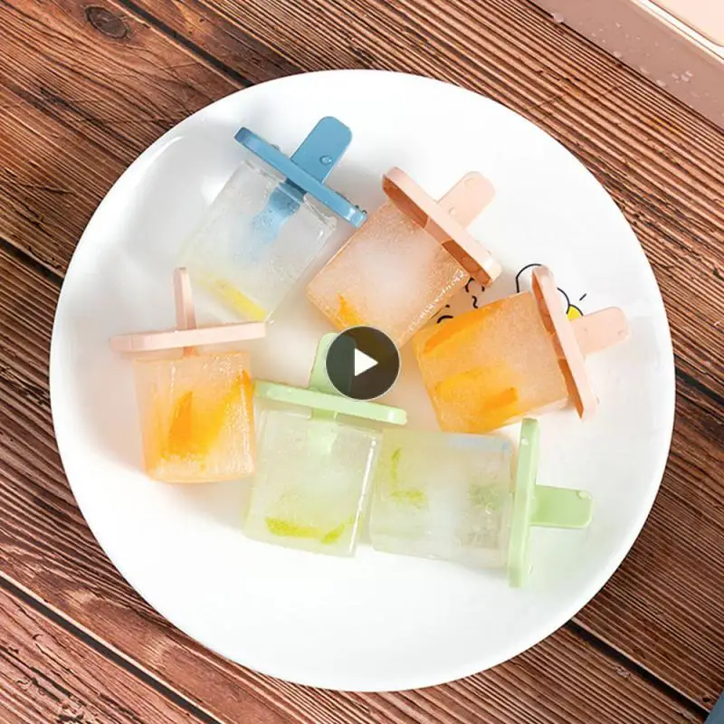 

Easily Demould Ice Maker Home-made Ice Mold Food Grade Elastic Diy Moulds Ice Box No Smell Storage Box Creative Pp Diy