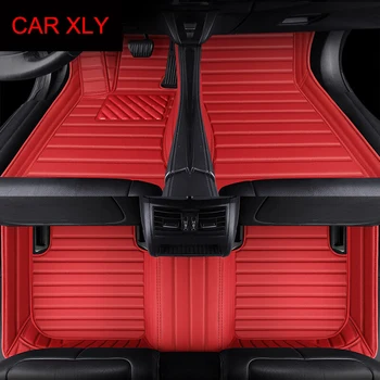 Custom Stripe Car Floor Mats for Dodge Caliber 2008-2011 Year Interior Details Auto Accessories Carpet