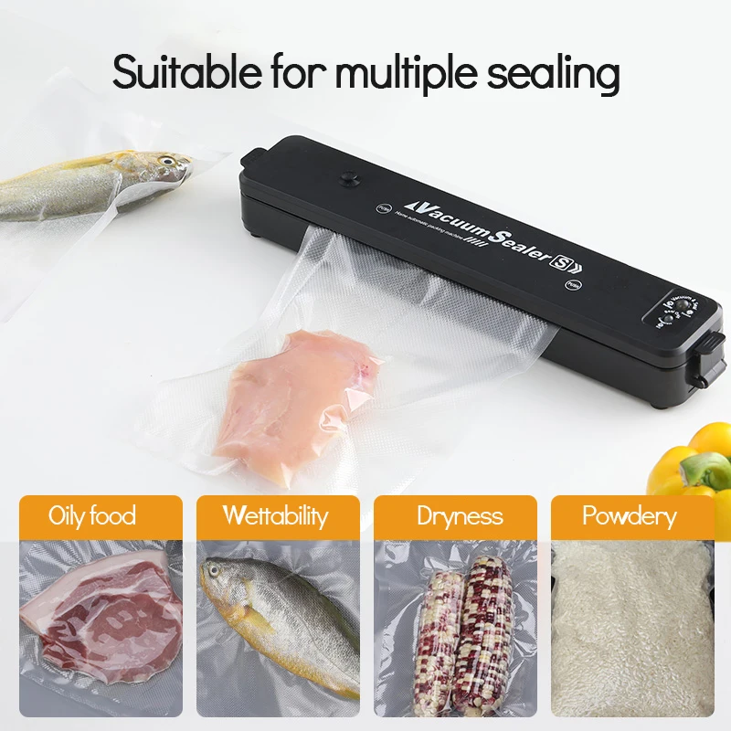 

Best Food Vacuum Sealer 220V/110V Automatic Commercial Household Food Vacuum Packaging Machine Sealer Machine Include