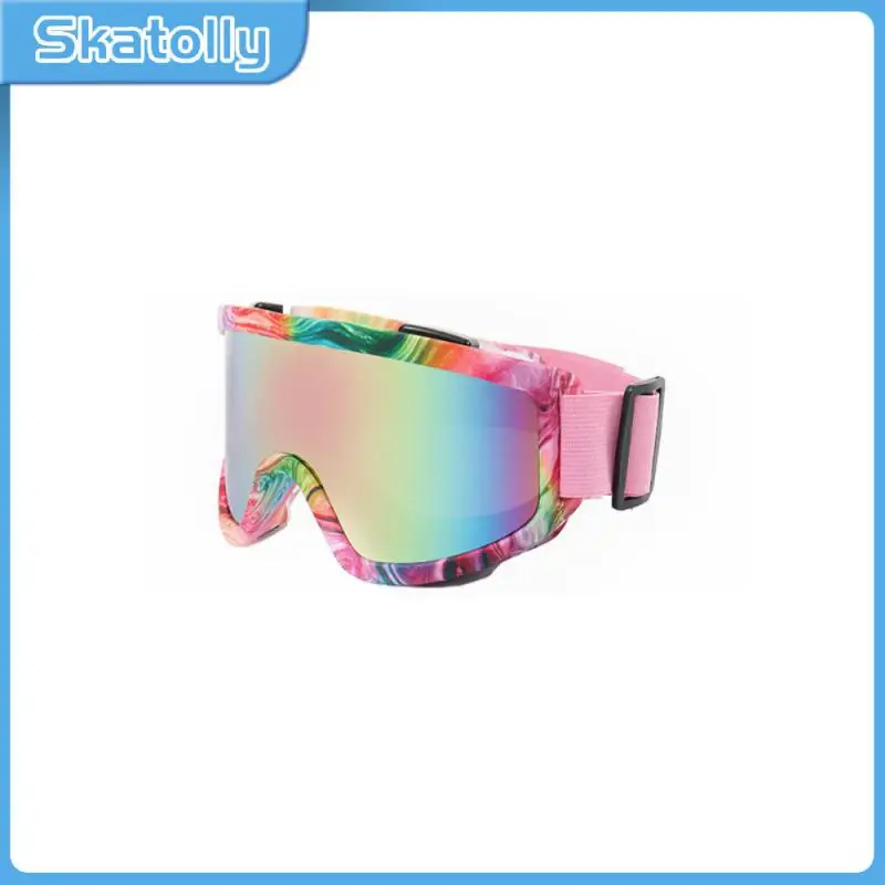 

Goggles Colorful Comfortable Ski Goggles Pc Windproof Sunglasses Glasses For Man And Women Googles Heat Cutoff Durable Bright
