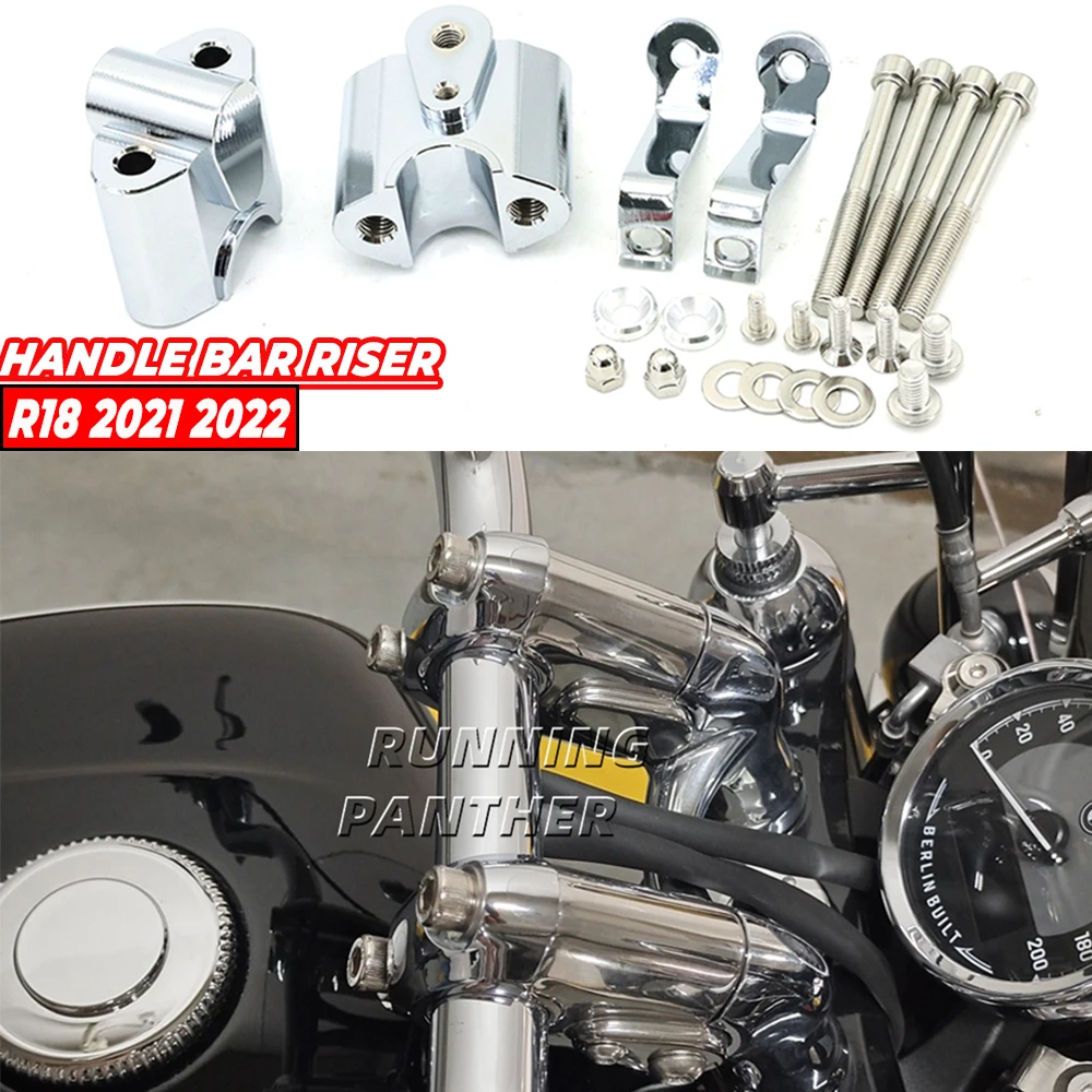 

Новинка 2021 2022 аксессуары для мотоциклов зажим для руля приподнятый адаптер крепление на руль для BMW r18]