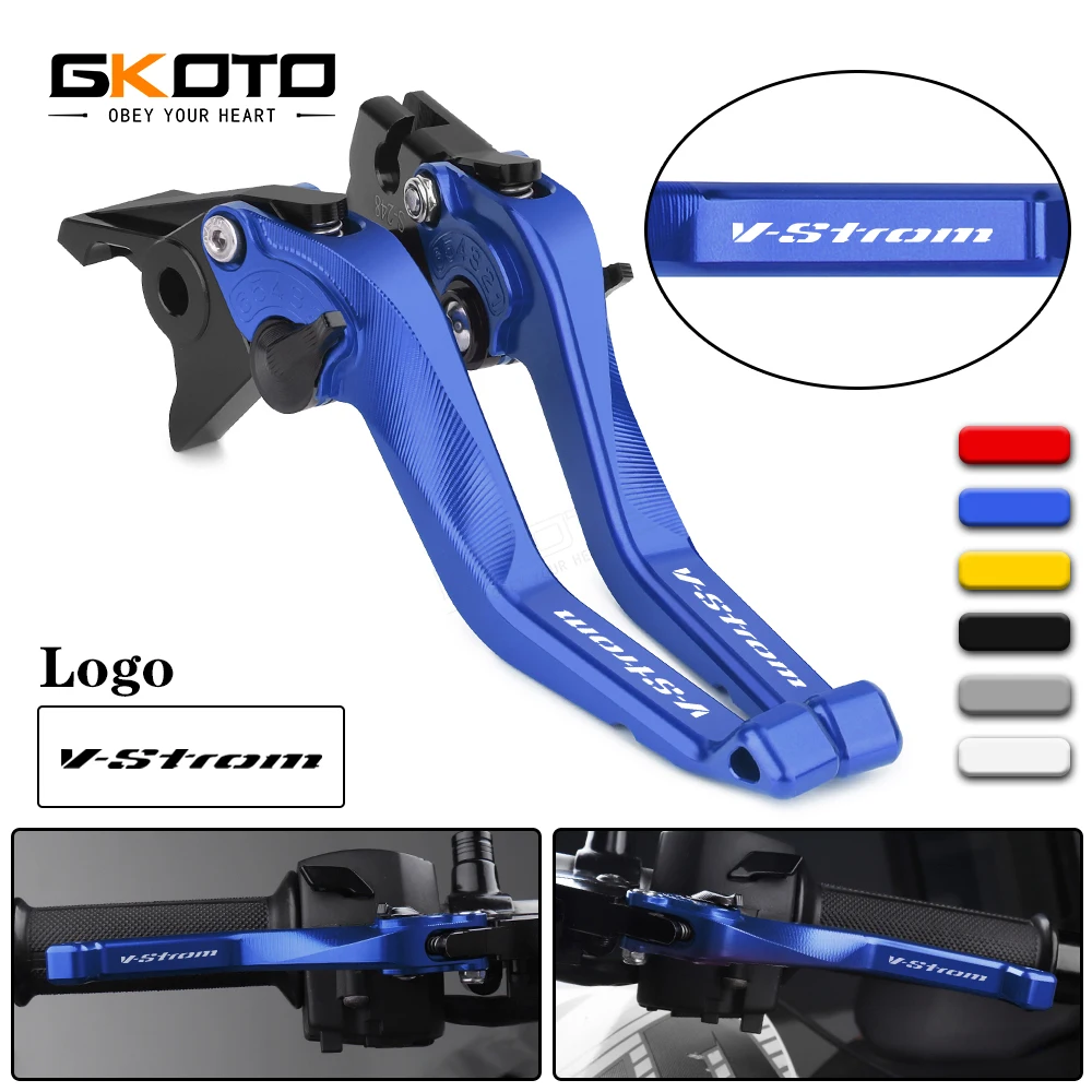 

FOR SUZUKI DL1000 V-STROM VSTROM DL 1000 2004 - 2019 CNC Short Brake Clutch Levers Motorcycle Accessories