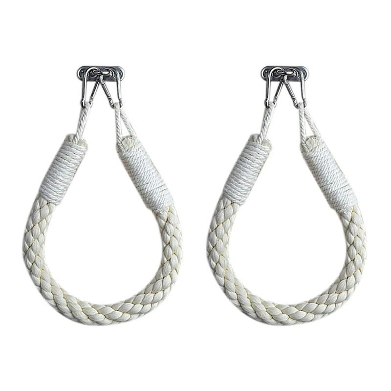 

2X Toilet Paper Holder,Nautical Rope Towel Holder Ring,Nautical Industrial Coastal Rope With Metal Hook