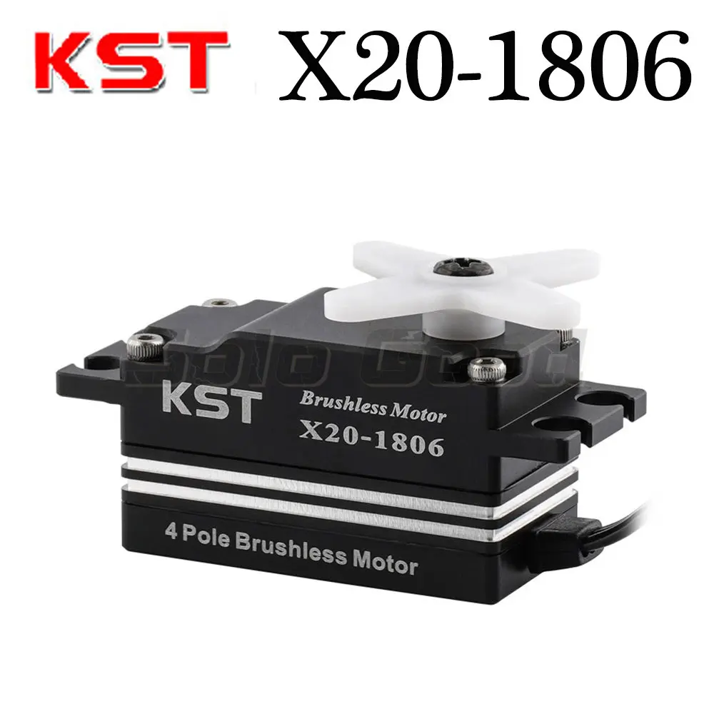 

Низкопрофильный высоковольтный цифровой бесщеточный сервопривод с металлической шестерней для радиоуправляемого автомобиля KST X20-1806 0,06sec 18KG