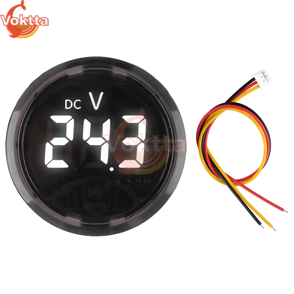 Gaqqee Цифровой вольтметр постоянного тока 7-120В