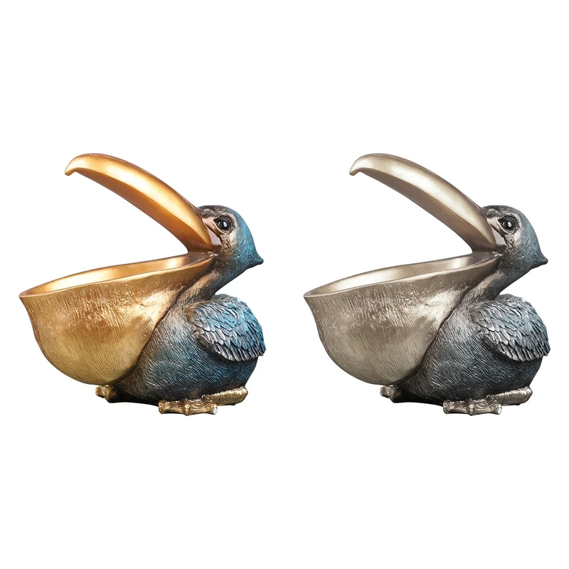 

Practical Toucan Key Storage Creative Animal Storage Statue Decoration Home Office Desk Key Storage Decoration Gift