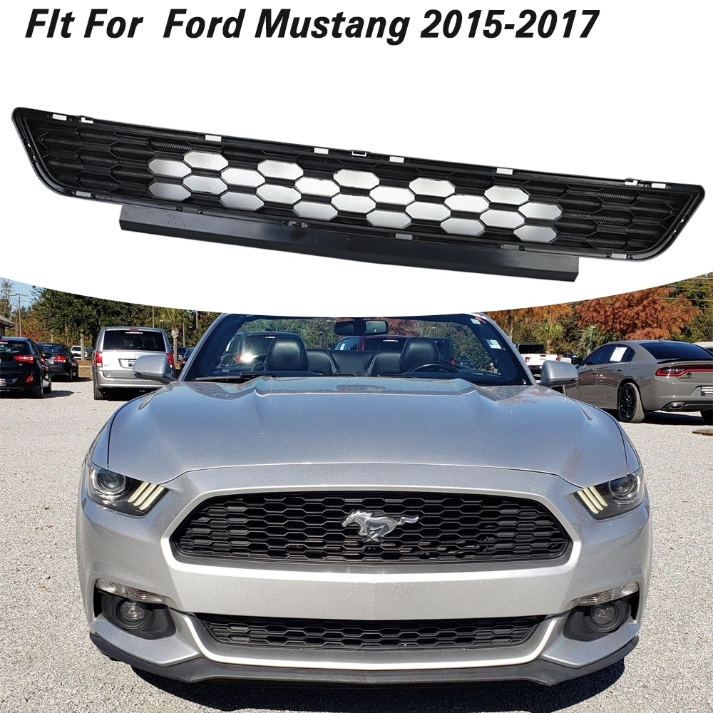 Передний бампер для Ford Mustang US Version 2015 2016 2017 решетка в виде сот сменный гриль из