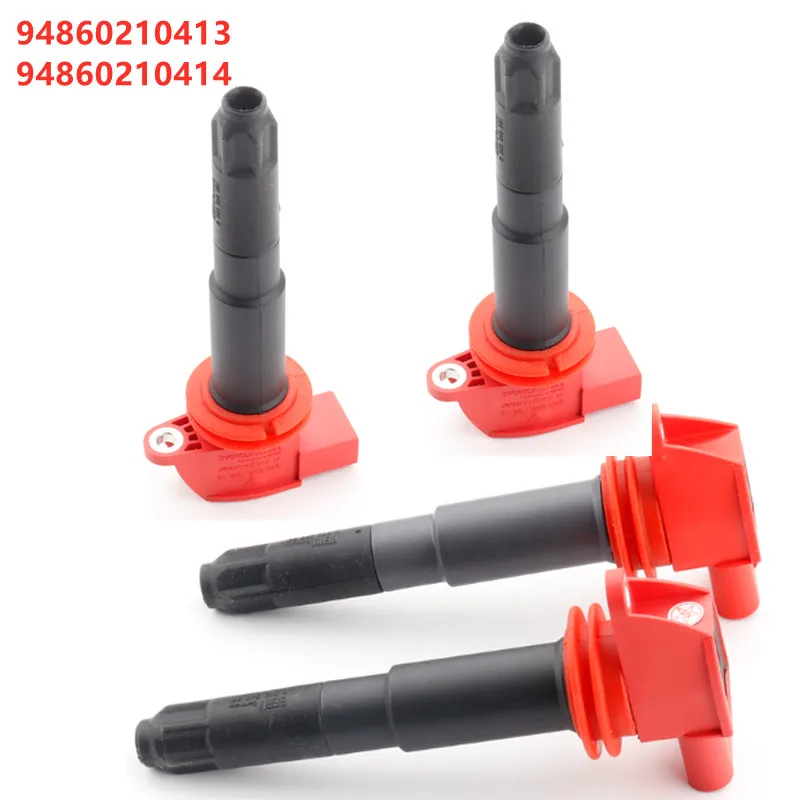 

WANGCUOWEI 1pcs ignition coil OEM 94860210413 94860210414 4.8 4.8T FOR Porsche Cayenne Panamera