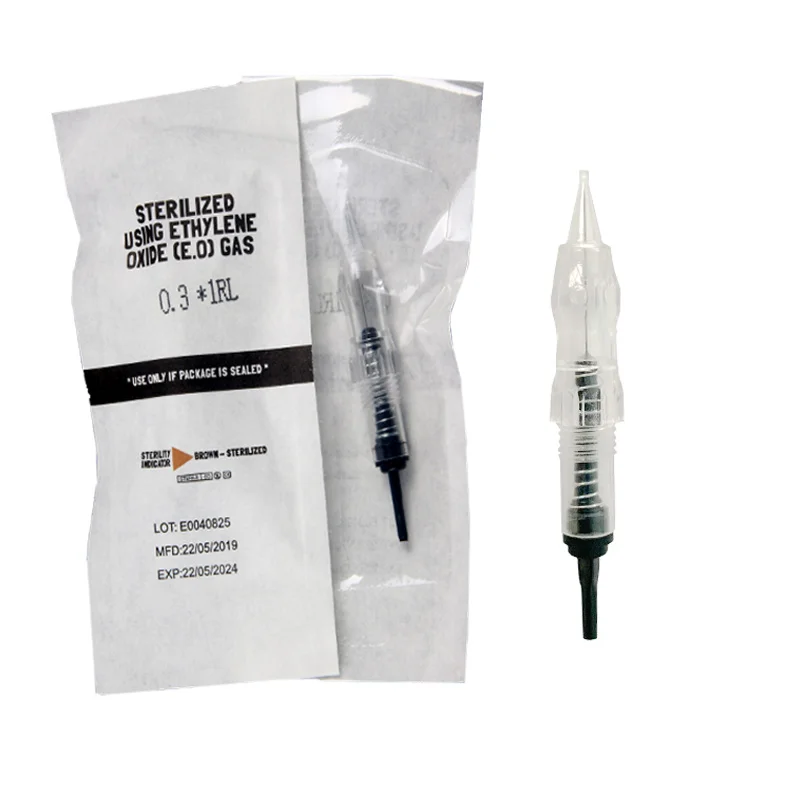 

50PCS Tattoo Needles Permanent Makeup Cartridges For dermografo Machine Kit Eyebrow Needle for PMU Machine Black Pearl Machine