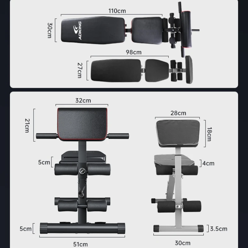 

TLL Dumbbell Bench Sit-Ups Aid Exercise Sports Flying Bird Bench Press Chair