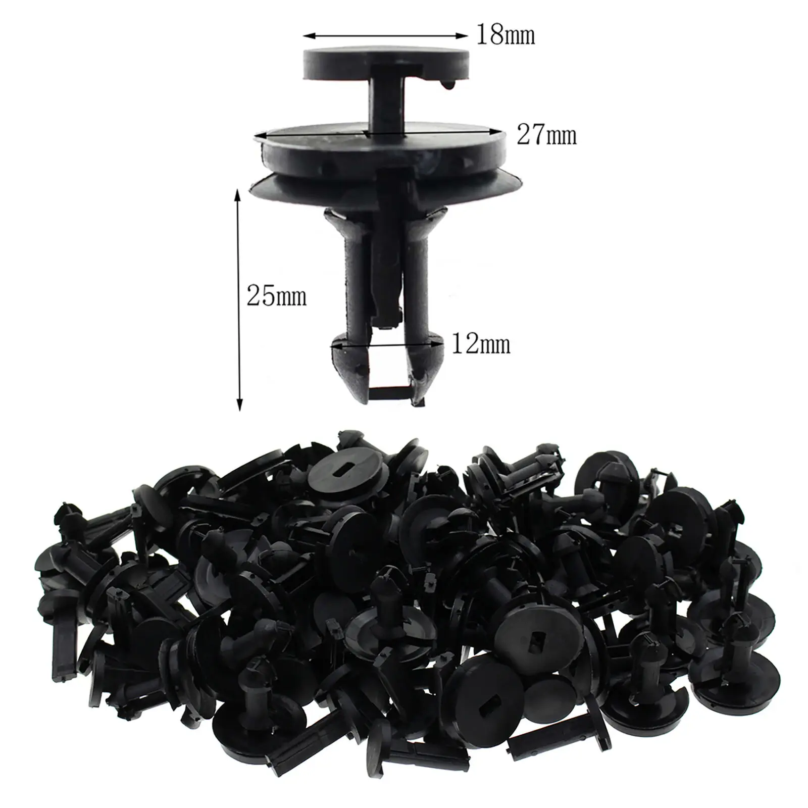 Пластиковый дефлектор воздушной дамбы 30x зажимы для переднего бампера Chevy Silverado