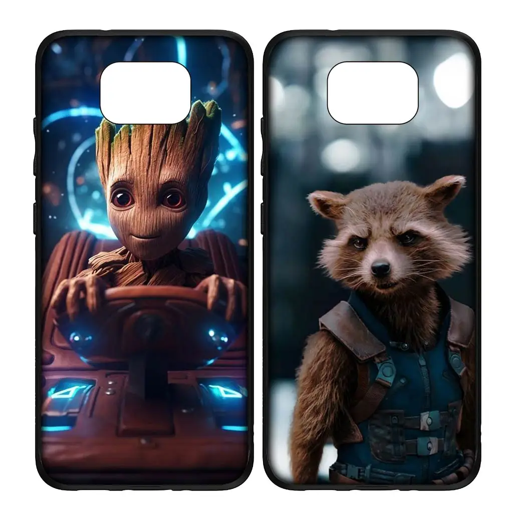 Чехол для телефона с изображением стражи Галактики малыша G-groot Marvel Xiaomi Poco C65 X3 NFC GT