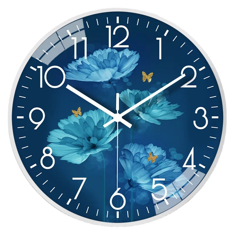 

30Cm Large Format Wall Clock Art Mural Stylish Design Silent Timepiece Decoration For Living Room Bedroom Home Decor Watches
