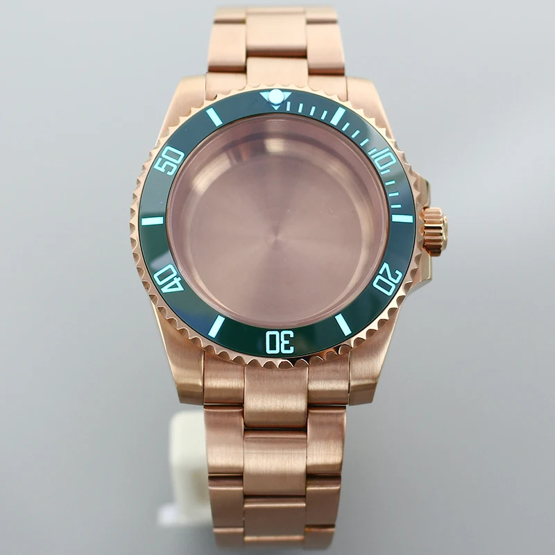 Корпуса часов 40 мм ремешки из розового золота сапфир 120 цилиндров