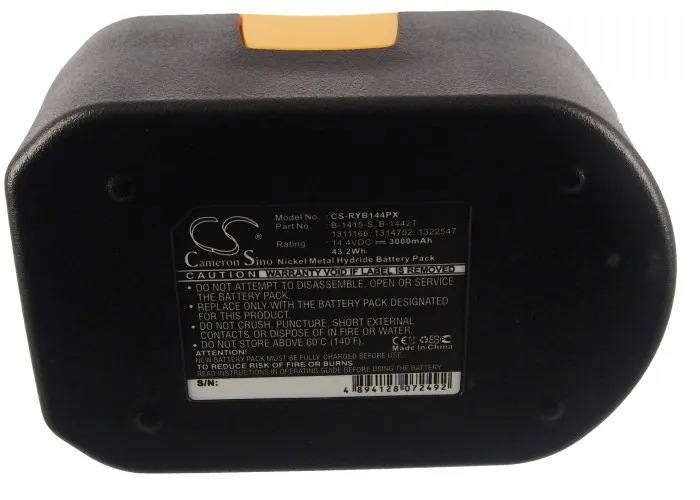 

CS Battery For 1400669 1400670 1400671 4400011 B-1415-S B-1442T BPP-1417 CBI1442D CDL1441P CID1442P FL1400 R10520 R10521 RY1420
