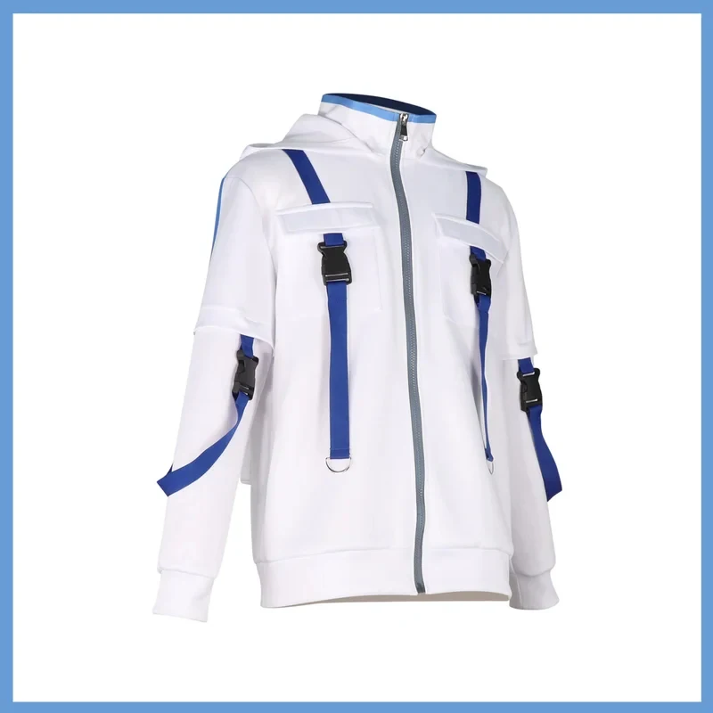 Фото Аниме-куртка Wind Breaker: Кил Шинго, Натори Такеру, Кунго Шю, Киришима. Белая толстовка с капюшоном. Парик. Для мужчин и женщин. №4