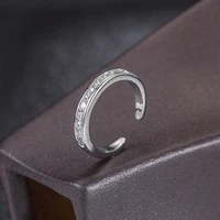 2022 luxury simple alloy crystal foot ring adjustable opening toe ring for women girl summer beach vacation jewelry finger ring