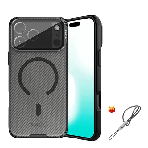 Чехол NILLKIN Magsafe CamShield для iPhone 17 Pro Max с защитой объектива для iPhone 17 Pro, магнитный чехол для беспроводной зарядки