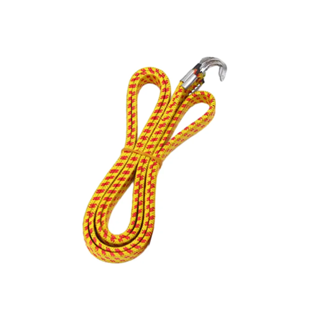 3PCS 115cm Elastic Bungee Cord Tie Down Heavy Duty Luggage Straps Rope Hooks  For Securing Bike Cargo Tarps Sleeping Bags