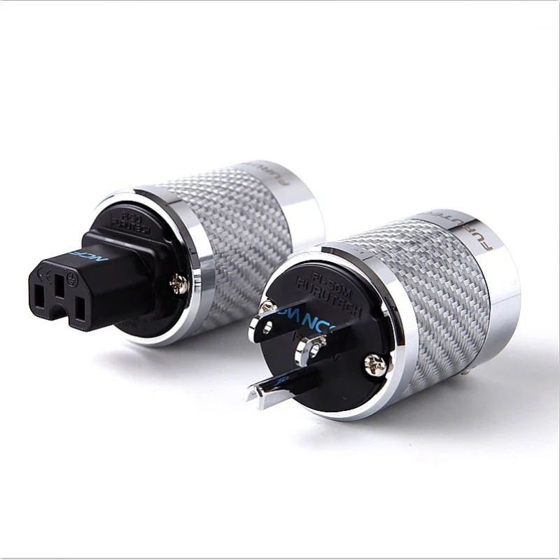 Фото Розетка с родиевым покрытием Furutech FI-50 NCF Nano Crystal Schuko EU/US AC Power 15A 125V /10A 250V №5