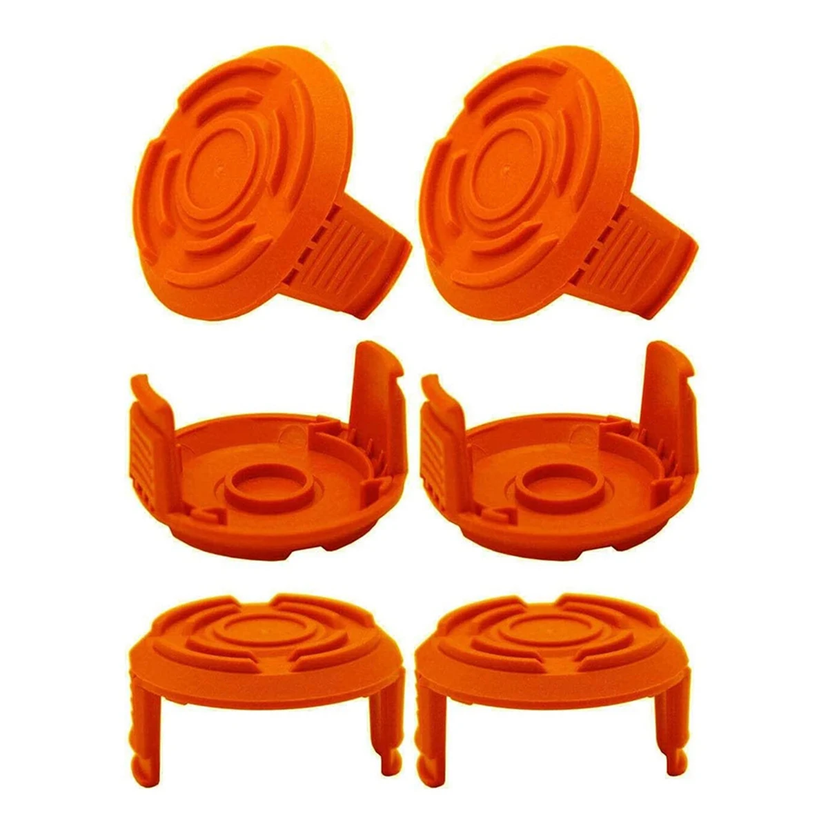 

6 Pack for Worx GT Trimmer Replacement Spool Cap Covers Weed Eater Cap Weeder Accessories for Worx WA6531