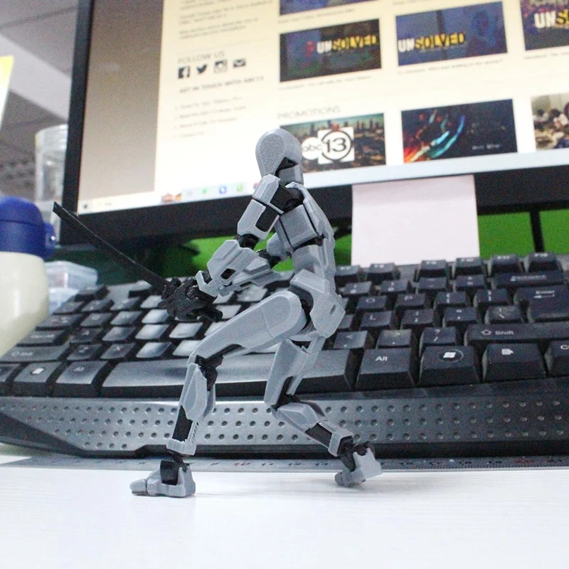 Многосоставный подвижный робот-манекен с 3D-печатью To Torinocky ПВХ Модель Lucky 13