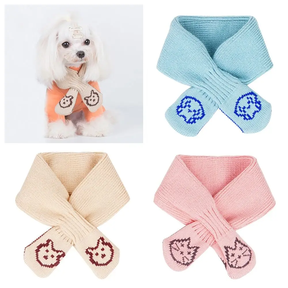 

Модный шейный платок на открытом воздухе, теплый зимний шарф для собаки, шарф для питомца, нагрудник для питомца, аксессуары для собак