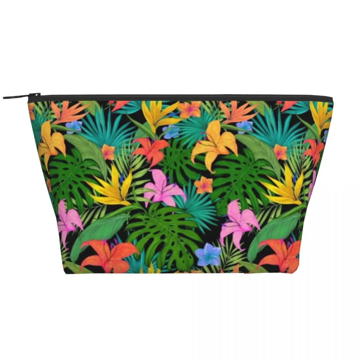 

Красочные яркие цветы на молнии Органайзеры для хранения с принтом пальмовых листьев органайзер для путешествий косметичка парные космети...