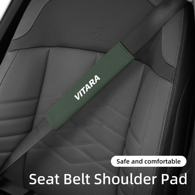 2 шт. накладки на ремень безопасности для Suzuki Jimny Vitara Swift Grand Ignis DZire Alto Baleno