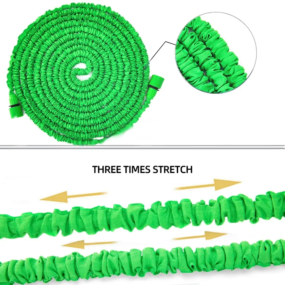25-200FT Садовый шланг для полива воды расширяемый Magic 7 Modes Gun Foam Pot Big Promotion Flexible On.